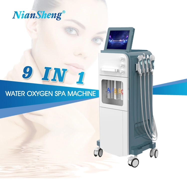 9 in 1 Hydrofacial Skin Care Face Lifting Hydra Water Facial Device