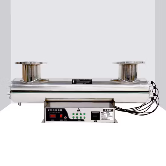 Amazon рекомендует бактерицидную лампу мощностью 55 Вт (12 галлонов в минуту), УФ-фильтр, дезинфицирующее средство и стерилизатор для питьевой воды.