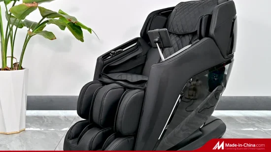 2022 Новый дизайн 4D SL Track Массажное кресло Автоматическое разгибание ног с беспроводной зарядкой Ai Голосовое управление Массажное кресло